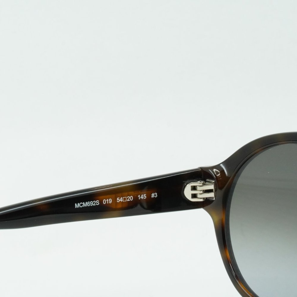 💯 NEW MCM 692S 019 BLACK HAVANA GREY GRADIENT SUNGLASSES - Picture 9 of 12